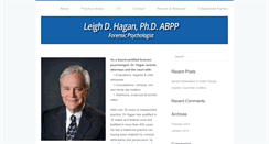 Desktop Screenshot of leighhagan.com